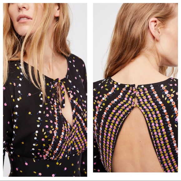 Free People Printed Skater Dress - Picture 2 of 7